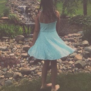 Light blue homecoming dress